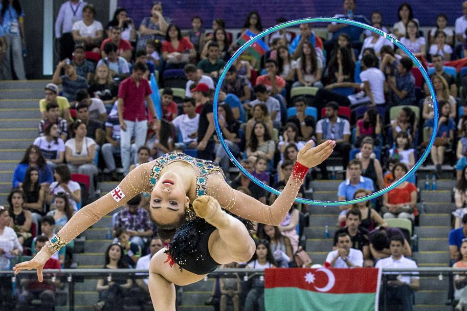 Giochi europei di Baku 2015. La georgiana Salome Pazhava (AFP)